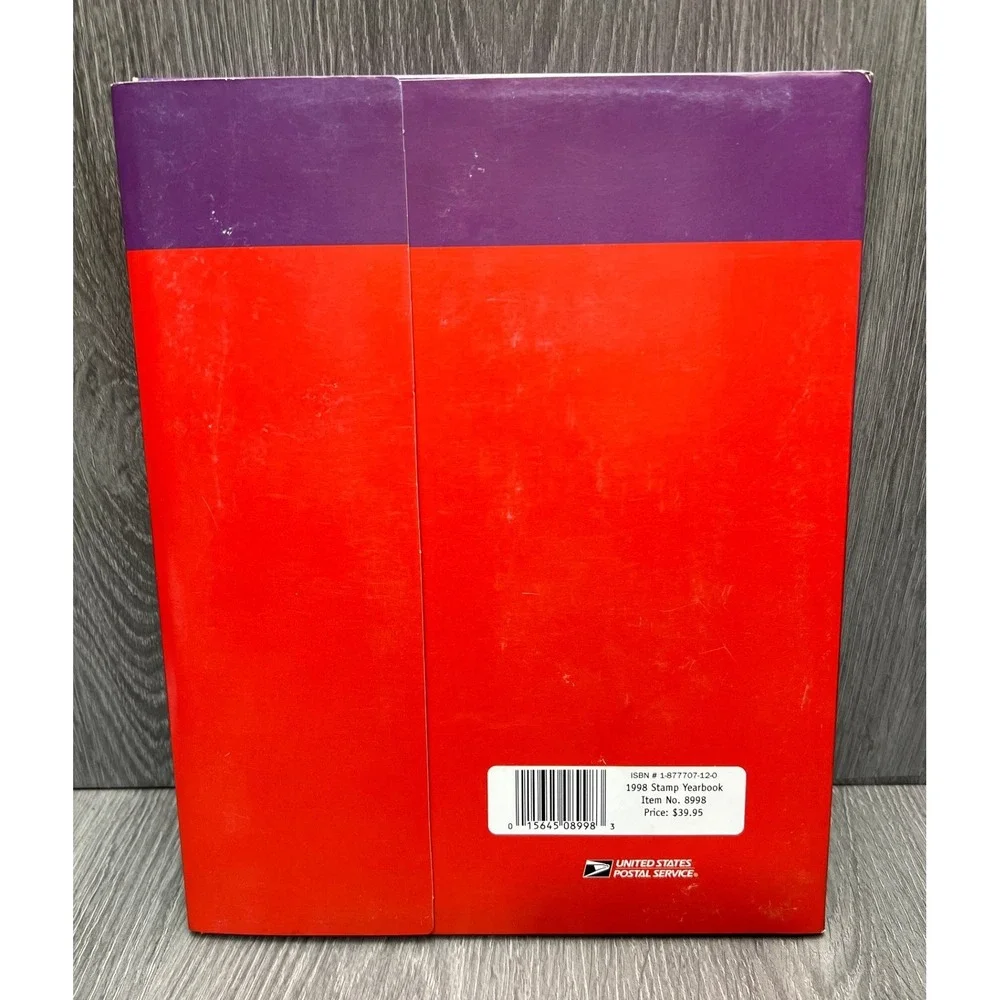 1998 Stamp Yearbook USPS Commemorative Collection Hardcover Book with Stamps